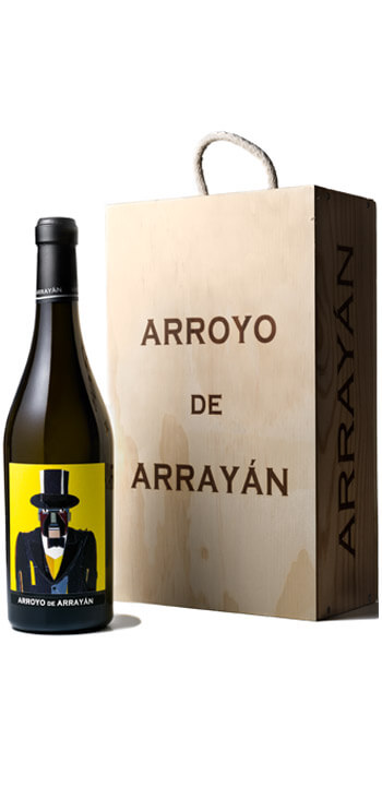 Estuche Madera Arroyo de Arrayán Blanco - 2 Botellas