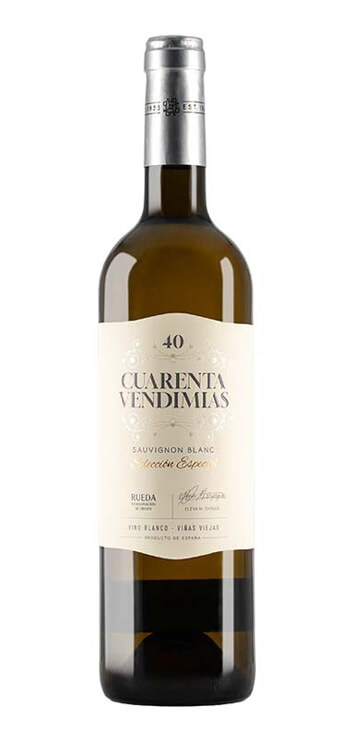 Vino Blanco Cuatro Rayas Cuarenta Vendimias Sauvignon