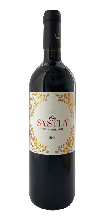 Vino Tinto Clos Systey Saint-Émilion Grand Cru 2016
