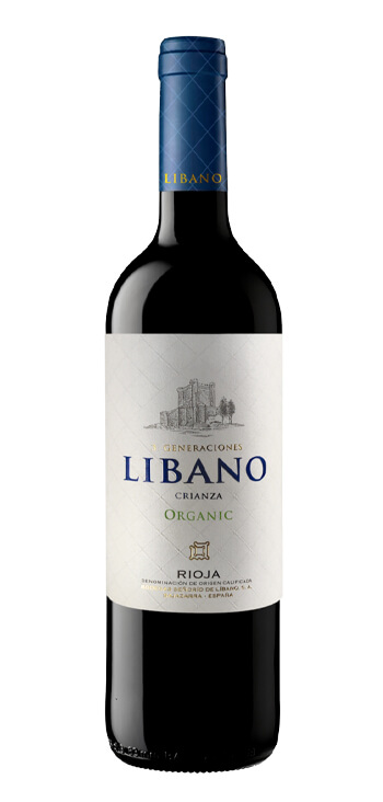 Vino Tinto Líbano 3 Generaciones Organic Crianza
