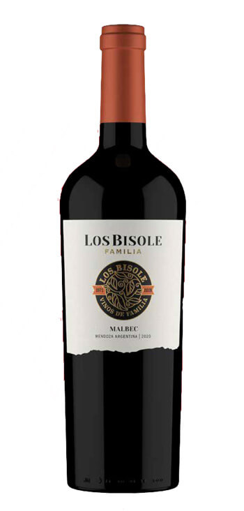 Vino Tinto Los Bisole Familia Malbec