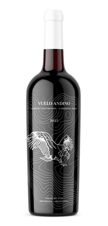 Vino Tinto Vuelo Andino Cabernet Sauvignon y Cabernet Franc